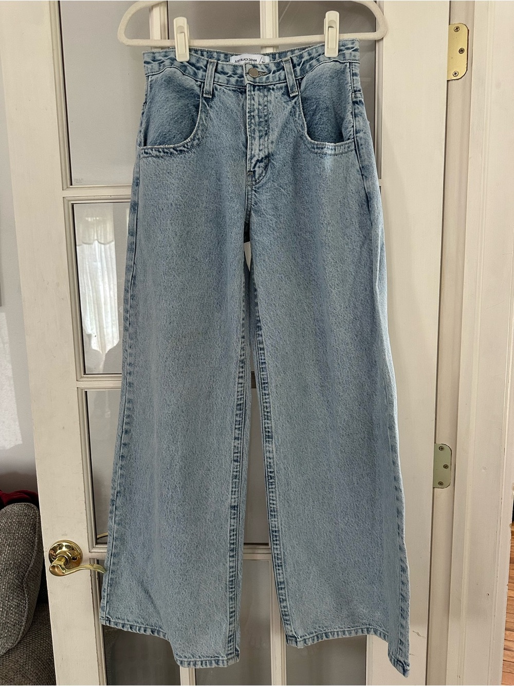 Just Black Denim Light Wash Wide-Leg Women’s Jeans